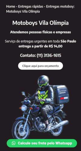 Serviços de motoboy 