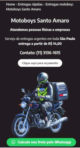 Serviços de motoboy 