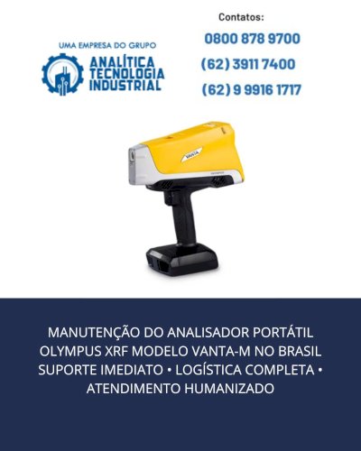 ASSISTÊNCIA TÉCNICA NACIONAL DOS ANALISADORES XRF DA OLYMPUS NO BRASIL