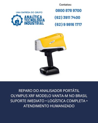 ASSISTÊNCIA TÉCNICA NACIONAL DOS ANALISADORES XRF DA OLYMPUS NO BRASIL