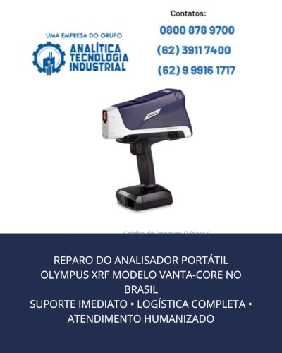 ASSISTÊNCIA TÉCNICA NACIONAL DOS ANALISADORES XRF DA OLYMPUS NO BRASIL