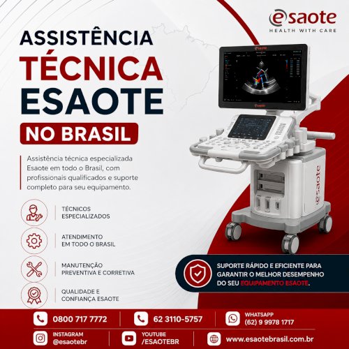 ASSISTÊNCIA-TÉCNICA-AUTORIZADA-ESAOTE-NO-BRASIL-PEÇAS, SOFTWARES, TRANSDUTORES E SUPORTE TÉCNICO NACIONAL