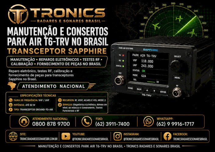 ASSISTÊNCIA TÉCNICA PARK AIR SAPPHIRE TRONICS