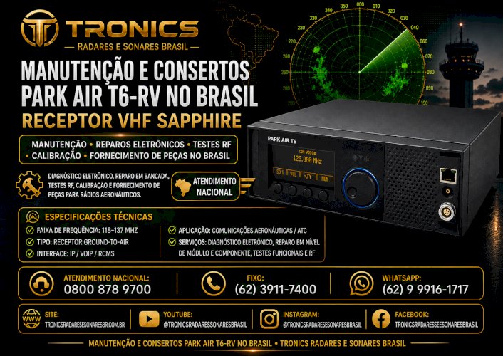 ASSISTÊNCIA TÉCNICA PARK AIR SAPPHIRE NO BRASIL