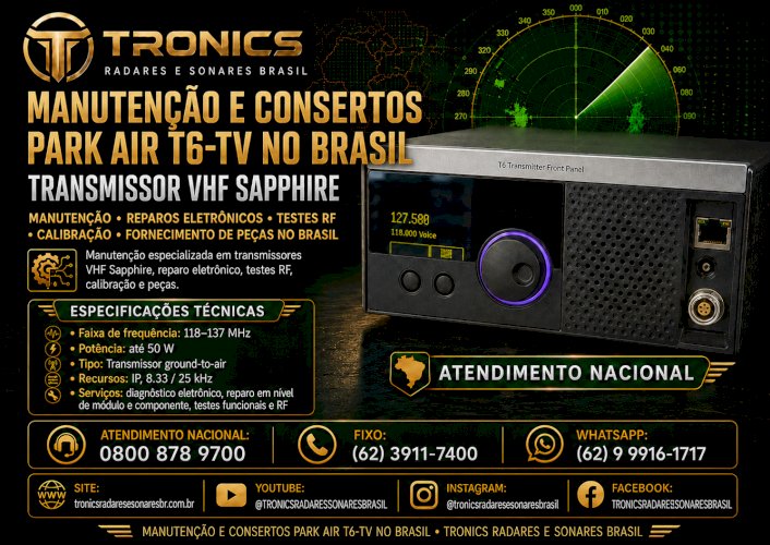 ASSISTÊNCIA TÉCNICA PARK AIR SAPPHIRE NO BRASIL